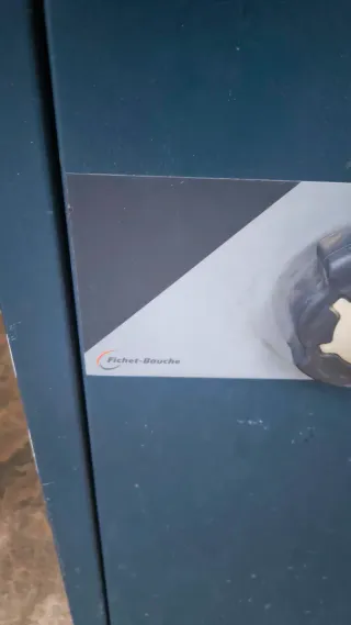 Caja Fuerte Metálica Azul/Gris