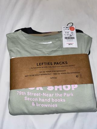 !REBAJA! Pack 5 Camisetas Lefties Niña 9-10 Años