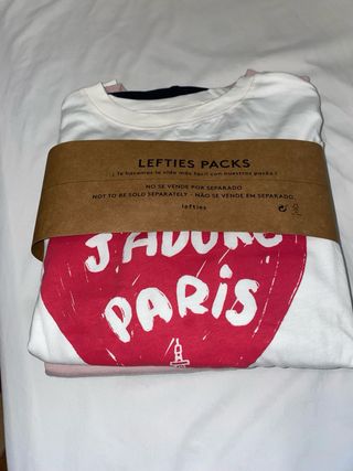 !REBAJA! Pack 5 Camisetas Lefties Niña 9-10 Años