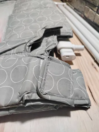 INTERBABY Barrera de cama 150 x 65 cm Abatible