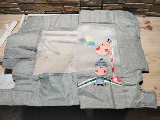 INTERBABY Barrera de cama 150 x 65 cm Abatible