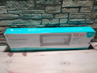 INTERBABY Barrera de cama 150 x 65 cm Abatible