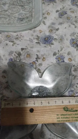 Coppia posacenere in vetro