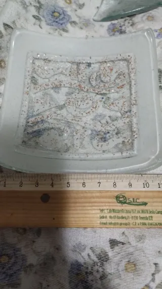 Coppia posacenere in vetro