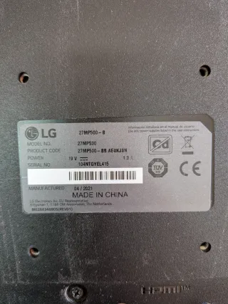 Scheda Madre LG Monitor 27MP500-B EAX69505201