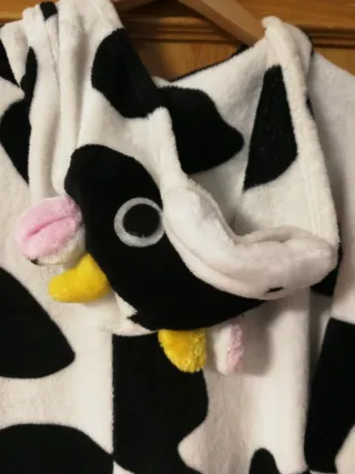 Disfraz Pijama Vaca Talla Única