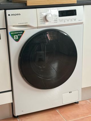 Lavadora Aspes 8kg 1400rpm