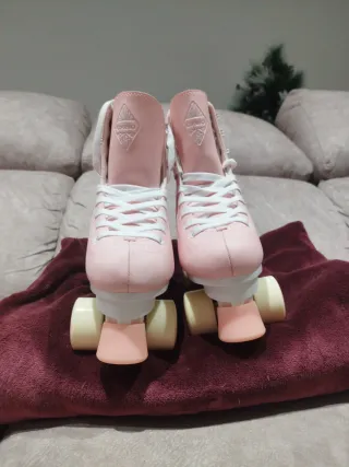 Patines Decathlon Rosas Talla 37-38 perfectos