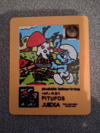 Puzzle Laberinto Pitufos Juedsa