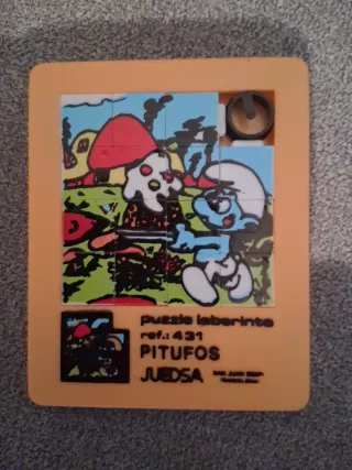 Puzzle Laberinto Pitufos Juedsa