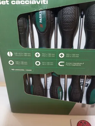 Set 10 Destornilladores Parkside nuevos