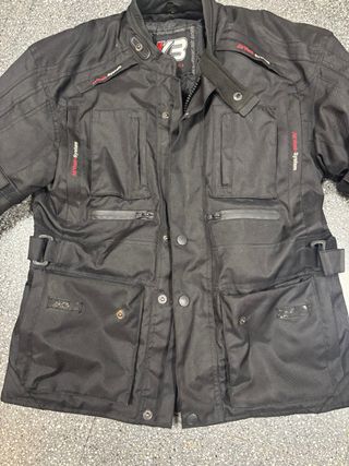 Chaqueta de Moto Negra Air Vent System