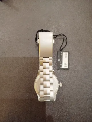 Reloj Hamilton Khaki Negro y Plateado