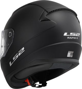 LS2, Casco Moto Integral RAPID II SOLID Matt Black