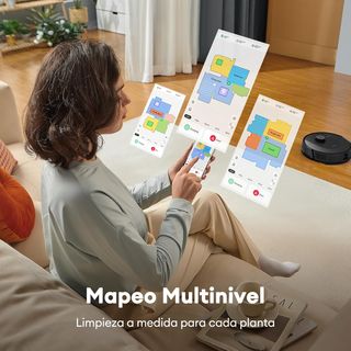 Ultenic D10 Robot Aspirador y Fregasuelos con Nave