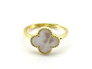 anillo plata 925mm con piedra con malaquita,nacar,onix