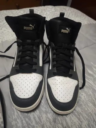 Zapatillas Puma Rebound Grises y Blancas