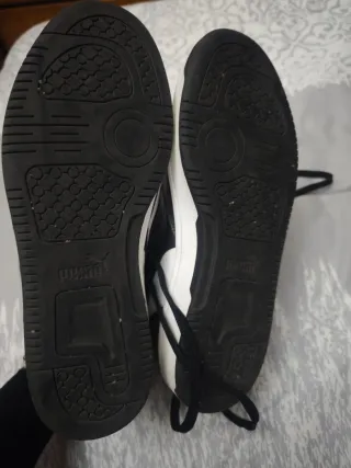 Zapatillas Puma Rebound Grises y Blancas