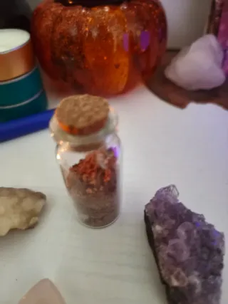 Lote piedras y sal de brujas