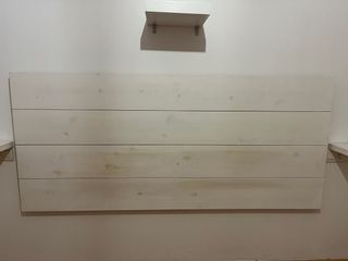 Cabecero Madera Blanco 180x80 DECOWOOD