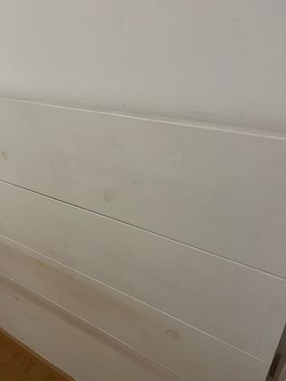 Cabecero Madera Blanco 180x80 DECOWOOD