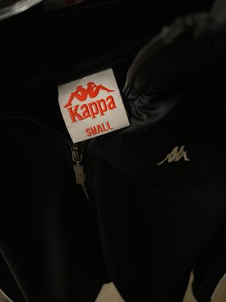 Chaqueta Kappa Negra Talla S