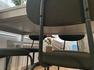 Mesa extensible IKEA VIHALS blanca