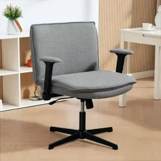 Silla de Oficina Asiento Ancho sin Ruedas