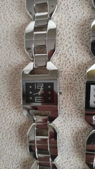 Orologio Time Force Donna Nero/Argento