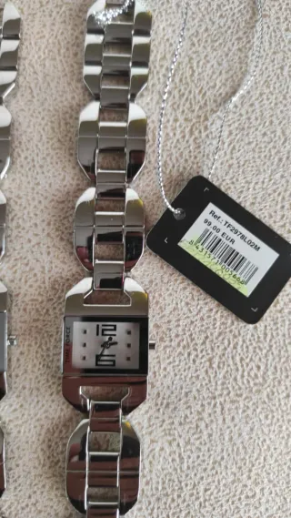 Orologio Time Force Donna Nero/Argento