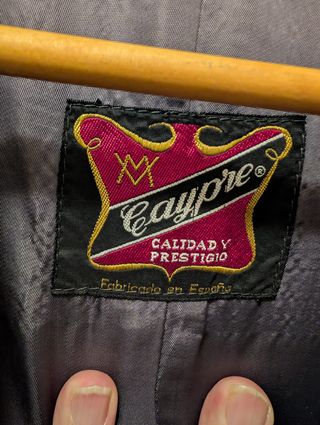 Abrigo Lana Caypre Vintage Años 80 España