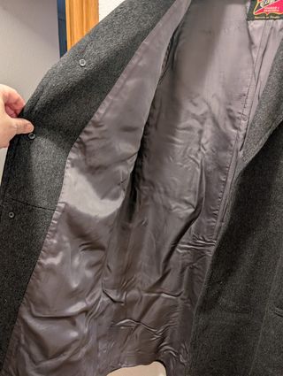 Abrigo Lana Caypre Vintage Años 80 España