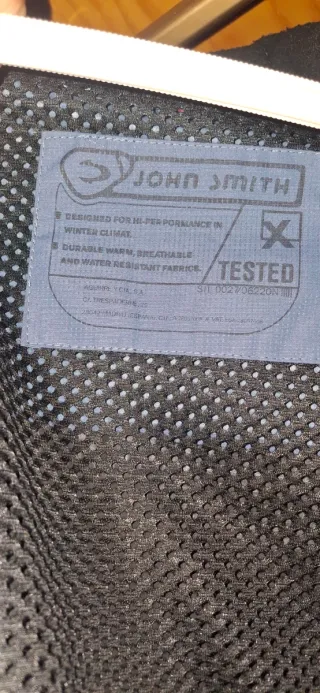 Anorak John Smith Talla L Negro/Gris