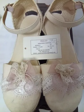 Zapatillas esparteñas Nolo Beige/Rosa