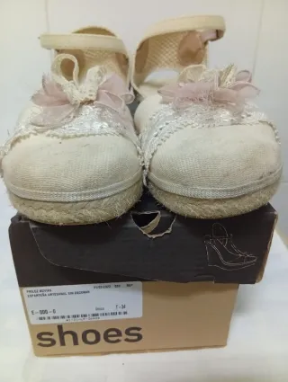 Zapatillas esparteñas Nolo Beige/Rosa