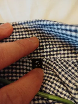 Camisa Hugo Boss Cuadros Blanco y Negro