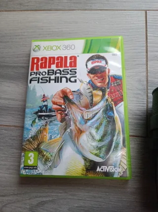 Xbox 360 + Caña Pesca Rapala Pro Bass Fishing