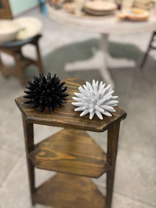 Coppia Ricci Ceramica Nero è grigio