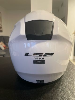 Casco Moto Integral LS2 Blanco Se vende por no uso