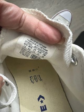 Converse Blancas Hombre Talla 41