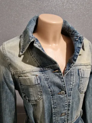 Miniabito o giacca lunga jeans Hot Shot tg M