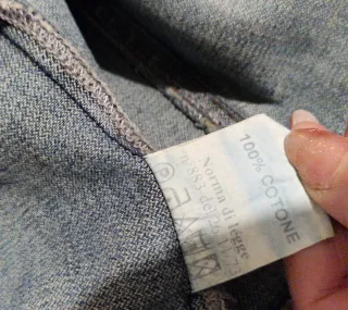 Miniabito o giacca lunga jeans Hot Shot tg M