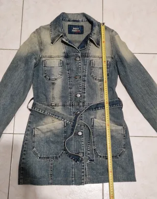 Miniabito o giacca lunga jeans Hot Shot tg M