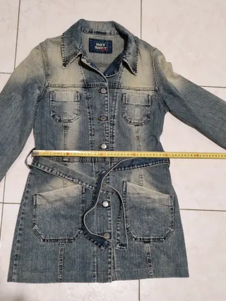 Miniabito o giacca lunga jeans Hot Shot tg M