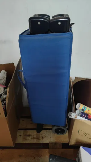 Cuna de viaje plegable con ruedas