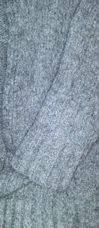 Cardigan gris talla XL