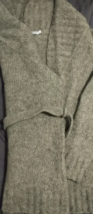 Cardigan gris talla XL