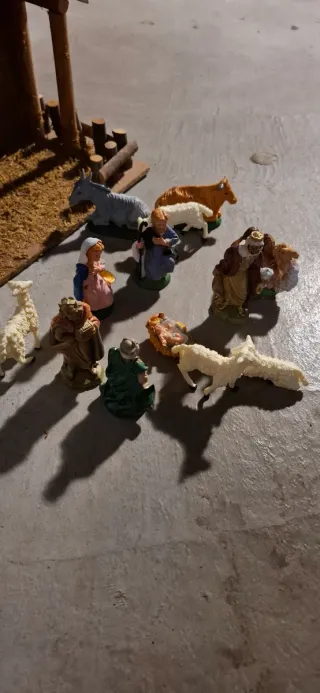 Presepe completo con figure