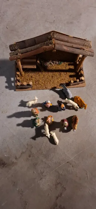 Presepe completo con figure