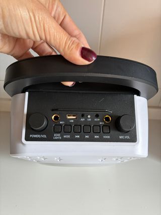 RockJam Karaoke Bluetooth con Luces LED